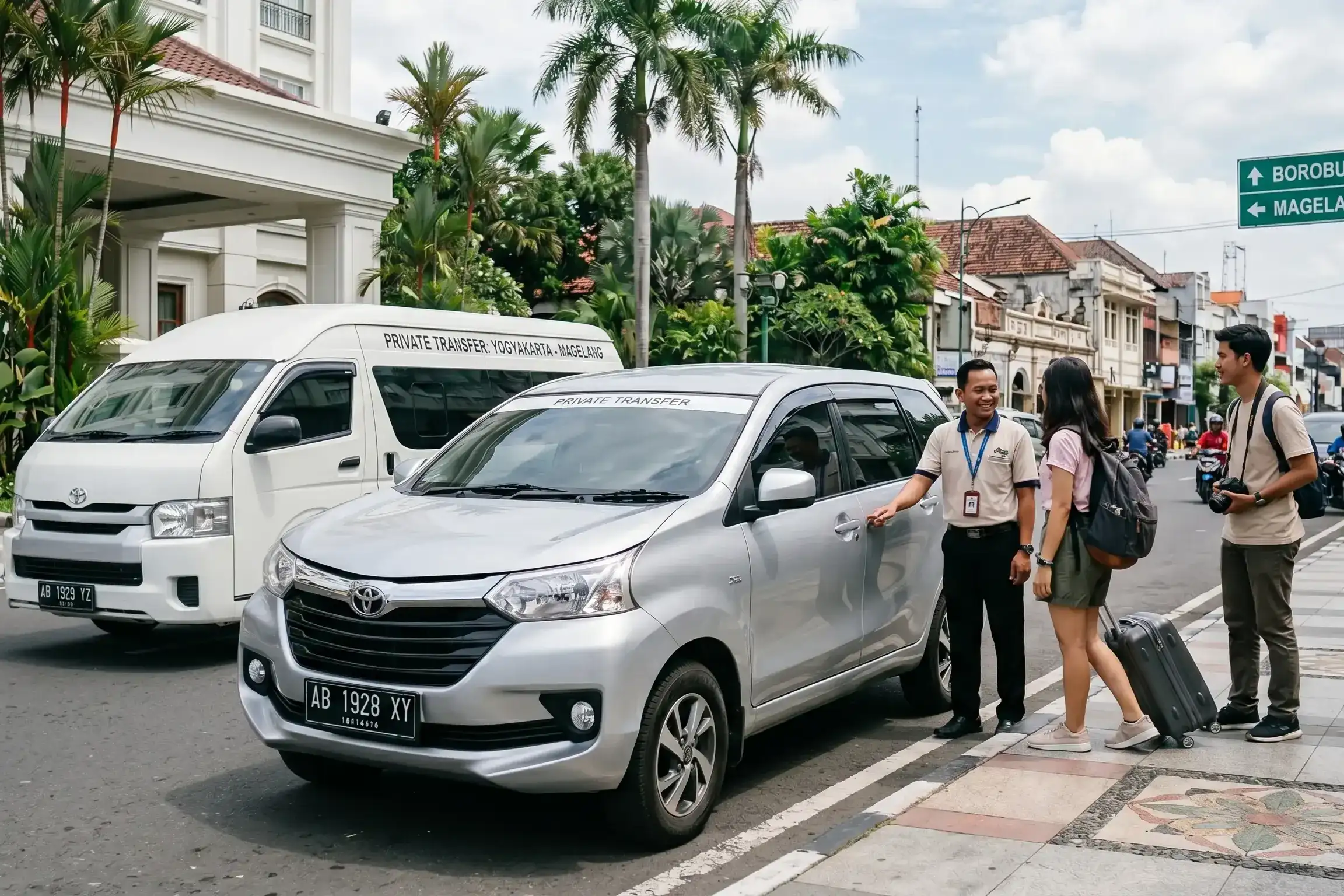 Private transfer dari Yogyakarta Ke Magelang