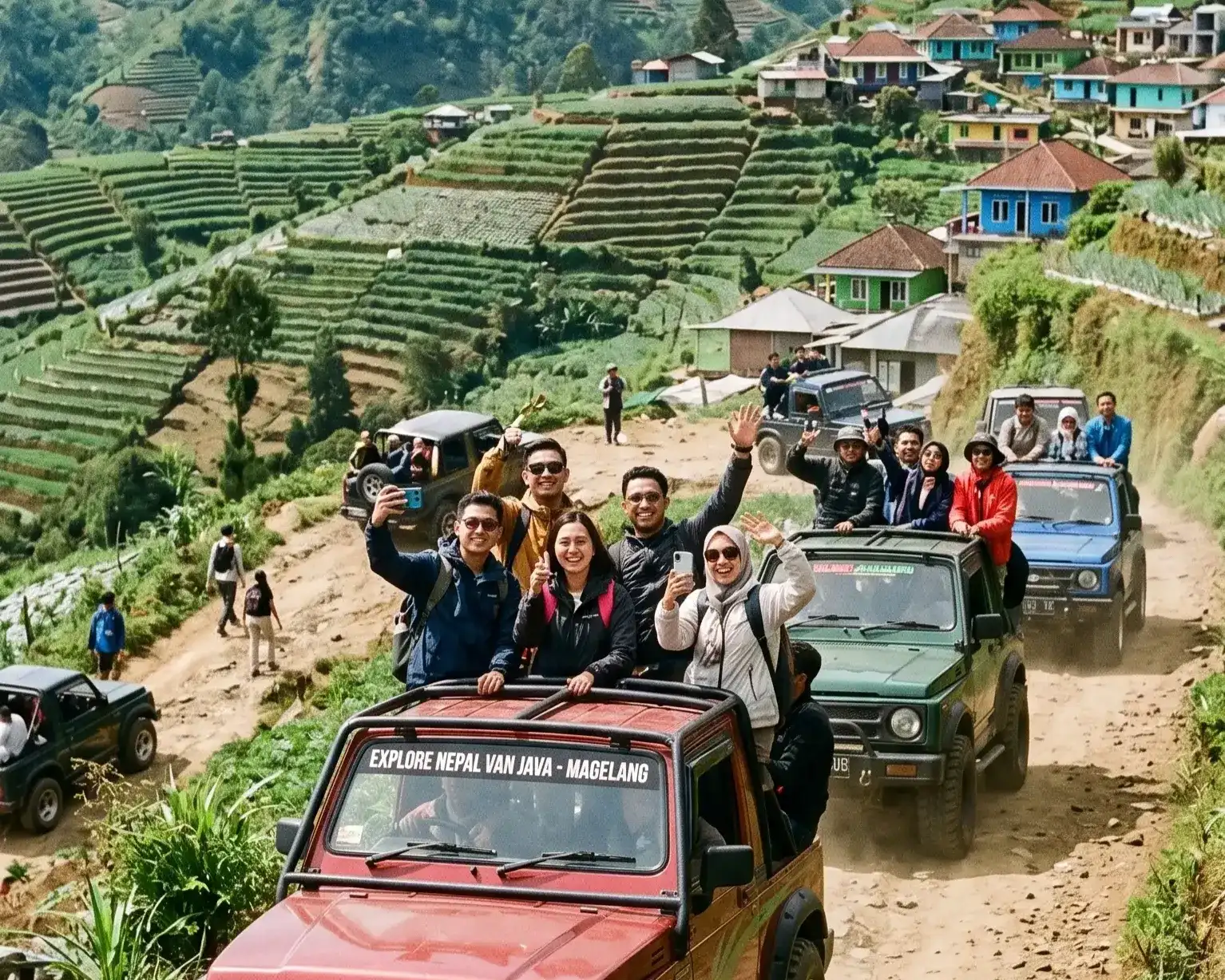 Private Jeep Silancur dan Nepal Van Java Zona 4